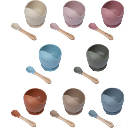 Silicone Suction Base Lip Bowl & Spoon Set